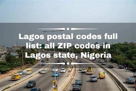 lagos nigeria zip code or postal code